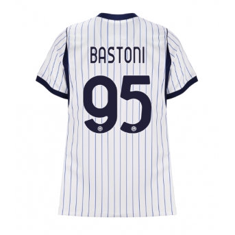 Inter Milan Alessandro Bastoni #95 Maglia Gara Trasferta Repliche 2026-27 Donna Maniche Corte